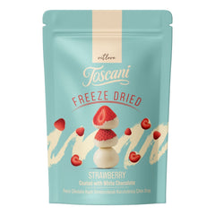 MOM Organik Tropikal Lolipop ve Toscani Beyaz Çikolata Kaplı Freeze Dried Çilek 2’li Set