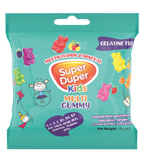 Super Duper Kids Vitamin ve Mineral İlaveli Yumuşak Şekerleme, x 40