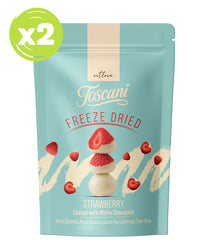 Toscani Beyaz Çikolata Kaplı Çilek 2’li Paket 2 x 60gr