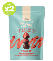 Toscani Sütlü Çikolata Kaplı Çilek 2’li Paket x 60gr
