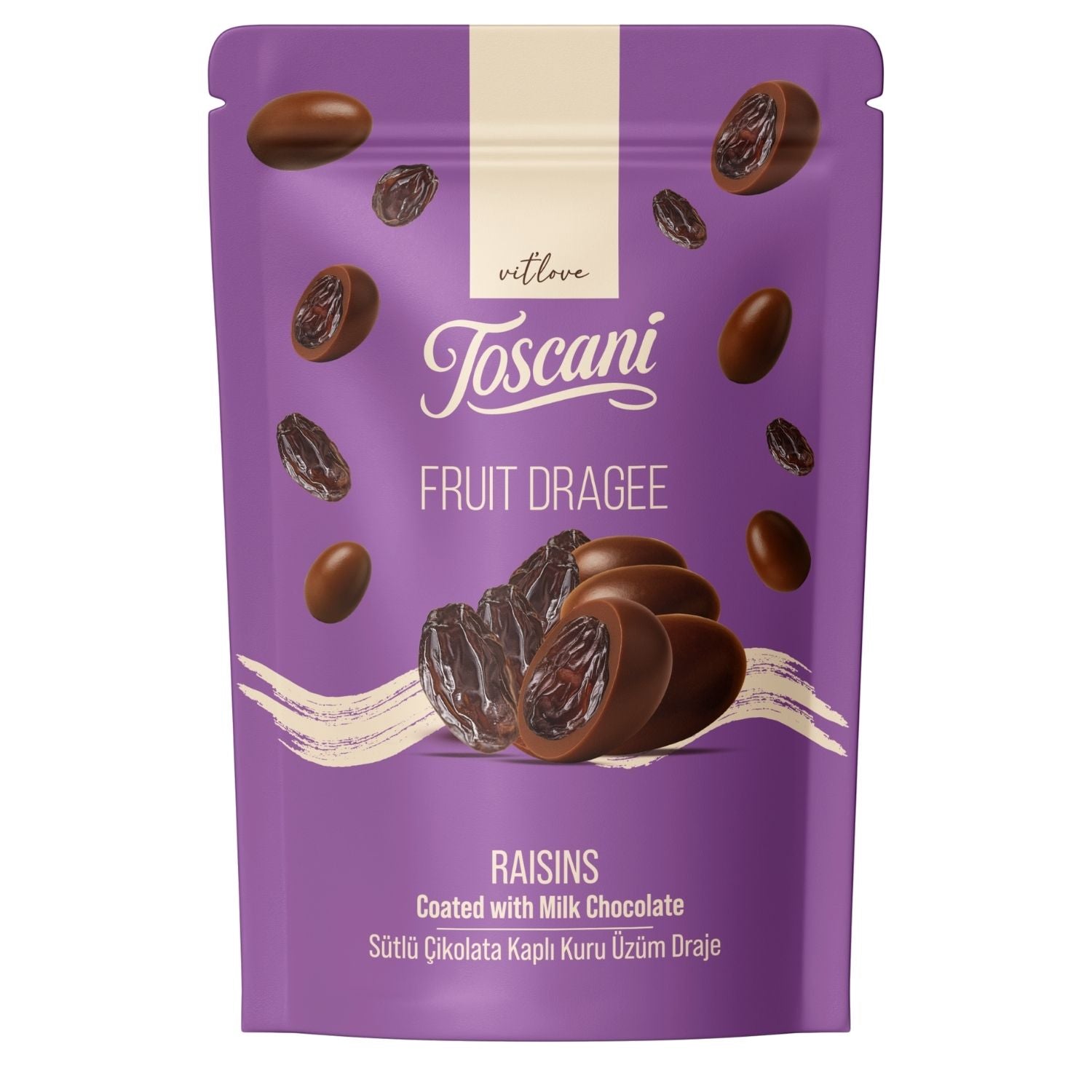 MOM Organic Tropical Lollipop & Toscani Çikolata Kaplı Kuru Üzüm – Lezzet Paketi