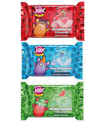 JOX Chewy Bar Mix – Karışık Meyve Aromalı Çiğnenebilir Şekerleme , 6g X 200