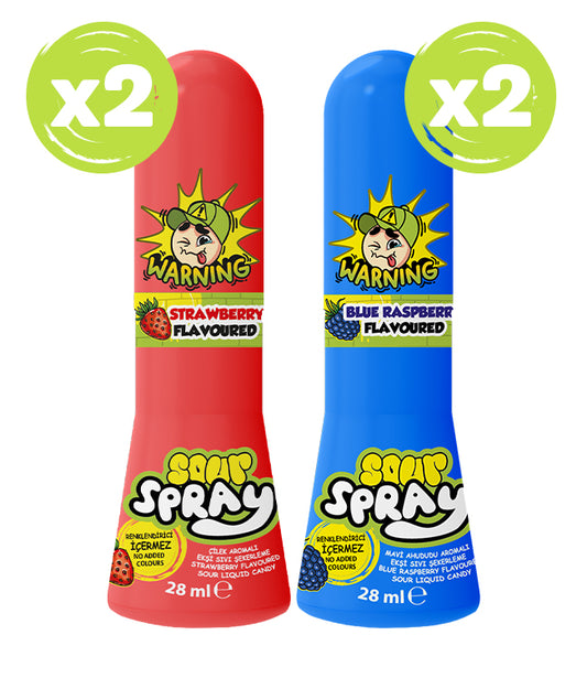 Warning Ekşi Sıvı Şeker, 28ml X 4