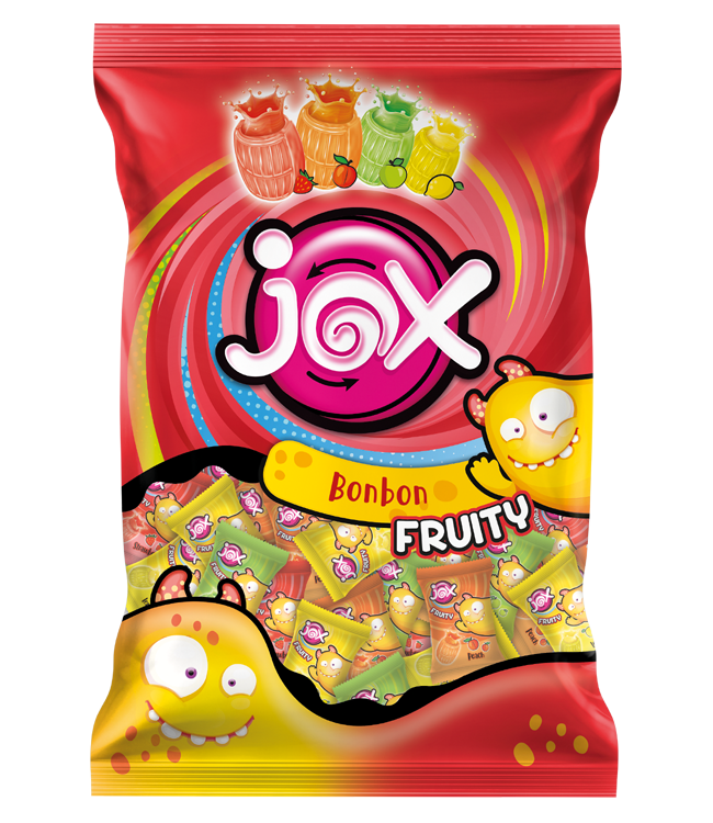 JOX Bonbon Fruity Meyve Aromalı Dolgulu Bonbon, 5g x 200