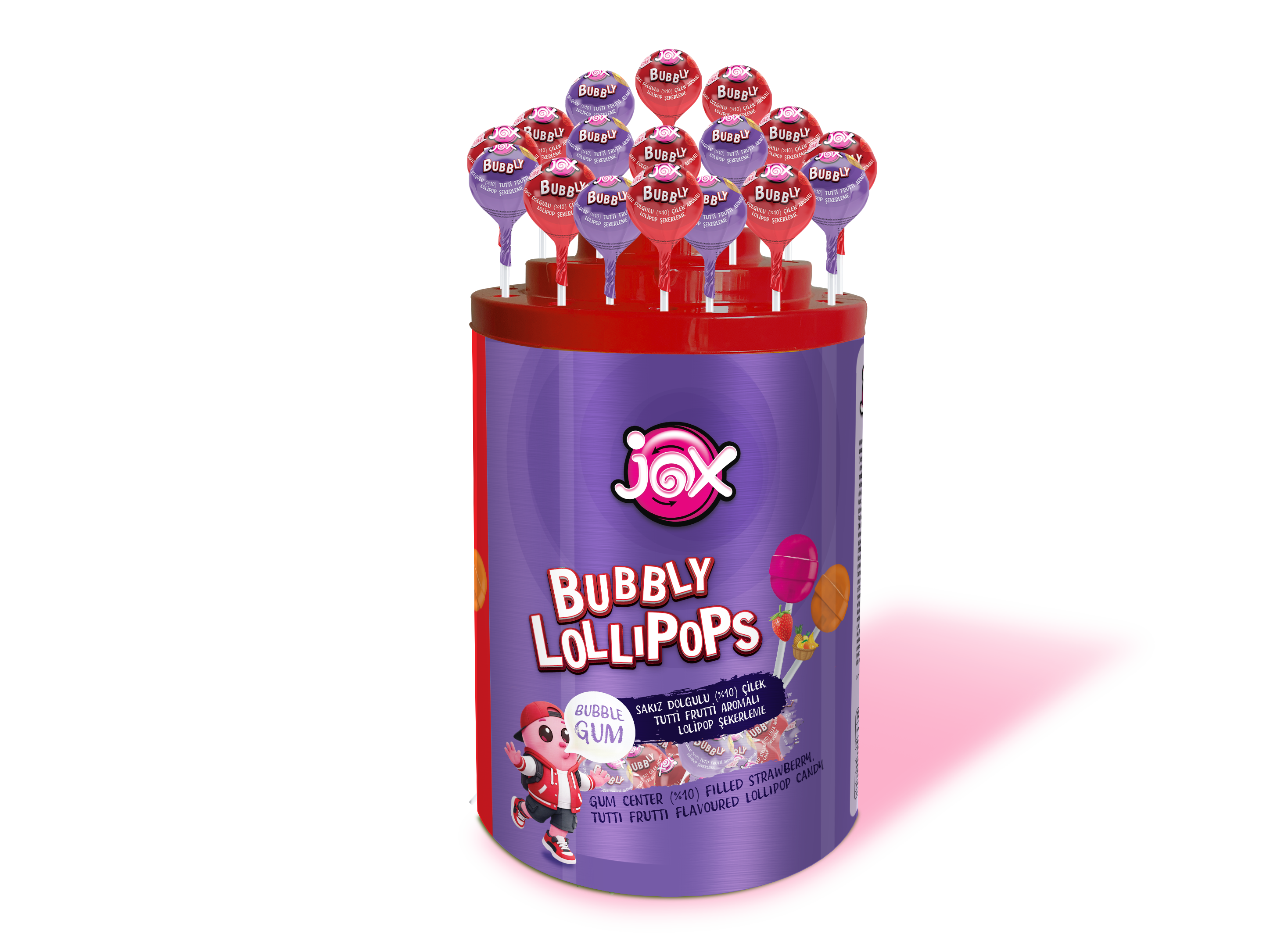 JOX Bubbly Sakız Dolgulu Lolipop