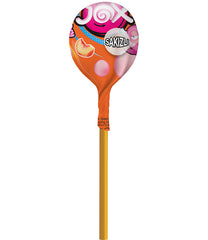 Karışık Meyve ve Bubble Gum Aromalı Sakız Dolgulu Lolipop