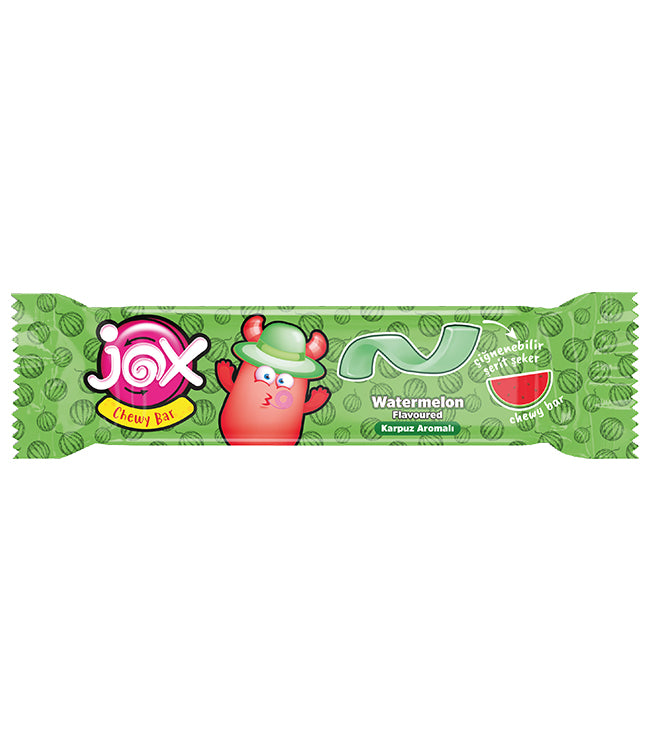JOX Karpuz Aromalı Çiğnenebilir Şerit Şekerleme 7g X 60