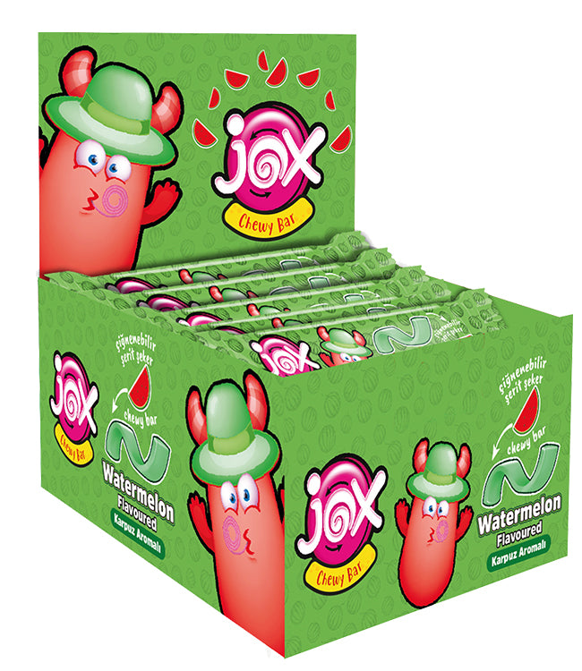 JOX Karpuz Aromalı Çiğnenebilir Şerit Şekerleme 7g X 60