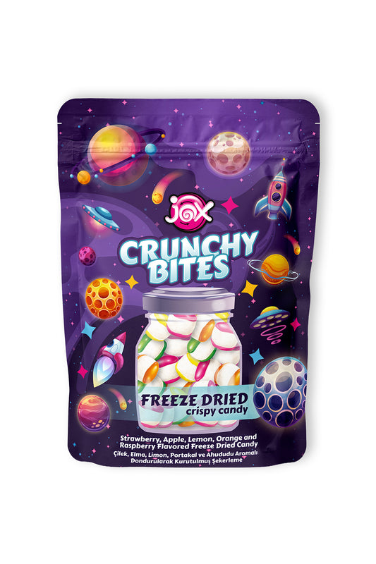 Jox Crunchy Bites Freeze Dried  Meyve Aromalı Şekerleme, 50gr