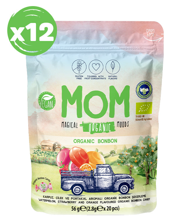 MOM Organic Bonbon – 12’li Paket 56g