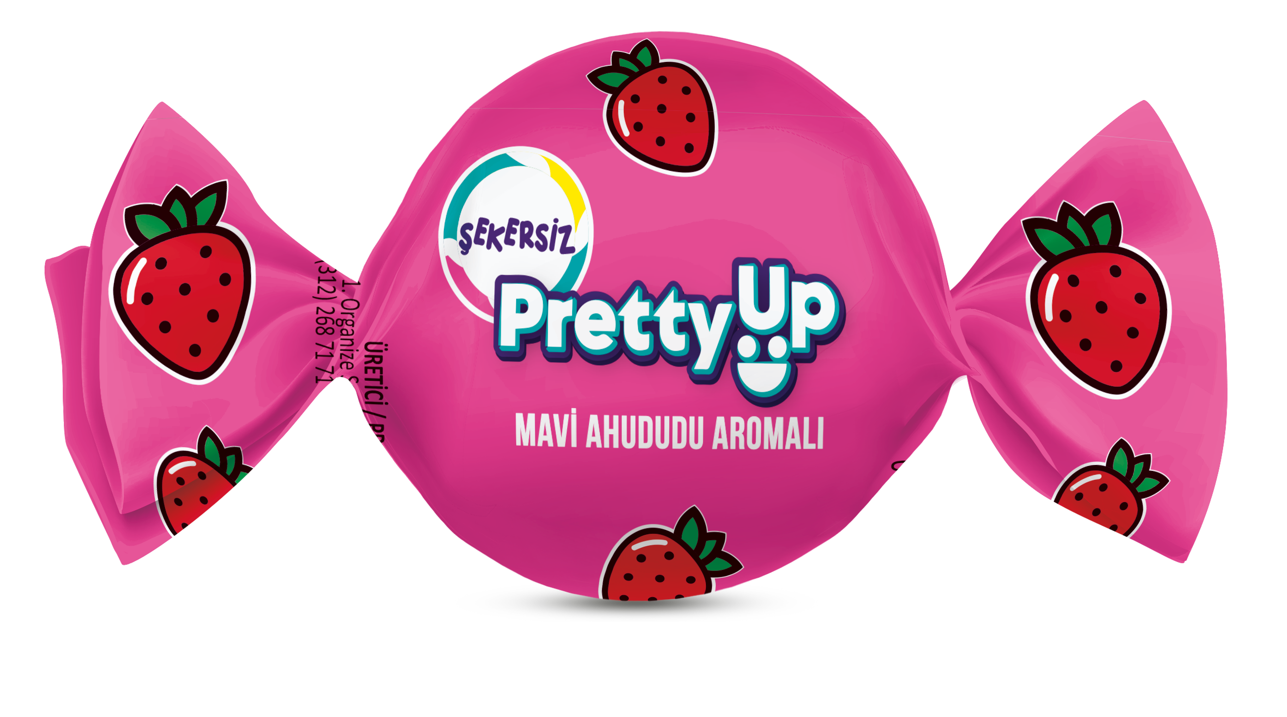 Pretty Up Şekersiz Meyve Aromalı Bonbon Sert Şekerleme 56g