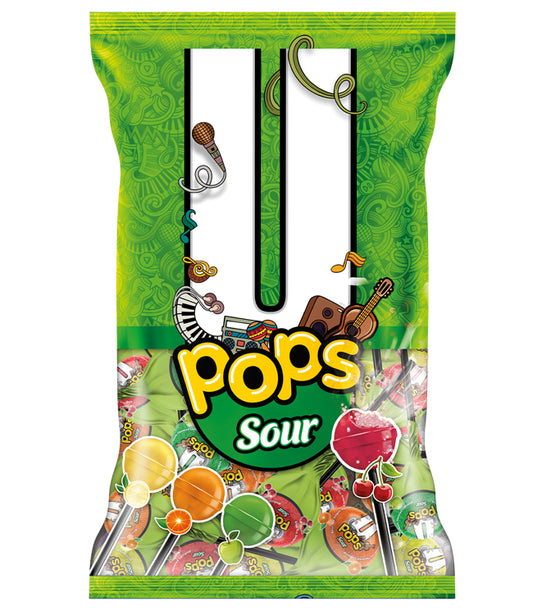 U pops Ekşi Toz Dolgulu Lolipop Multipaket 16 gr x 48 Adet