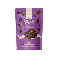 Toscani Sütlü Çikolata Kaplı Kuru Üzüm Draje, 60g