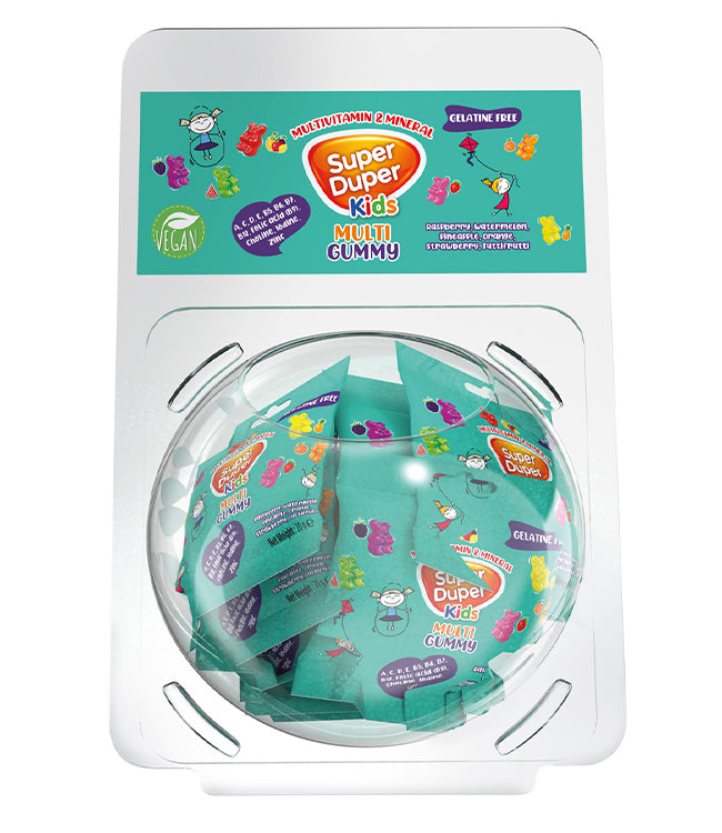 Super Duper Kids Vitamin ve Mineral İlaveli Yumuşak Şekerleme, x 40