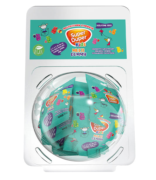 Super Duper Kids Vitamin ve Mineral İlaveli Yumuşak Şekerleme, x 40