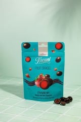 Toscani Bitter Çikolata Kaplı Çilek Draje