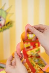 WARNING SOUR TAFFY VİŞNE-MANGO EKŞİ YUMUŞAK ŞEKERLEME (42gx12 adet)