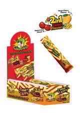 WARNING SOUR TAFFY VİŞNE-MANGO EKŞİ YUMUŞAK ŞEKERLEME (42gx12 adet)