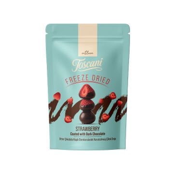 Bitter Çikolatalı Çilek Draje, 60G