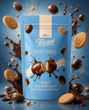 Sütlü Çikolatalı Bisküvili Draje, 60G