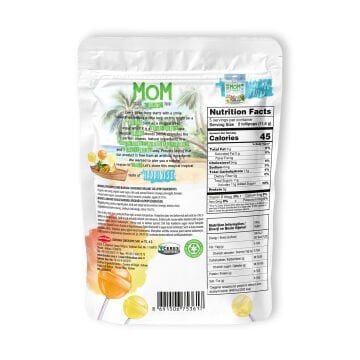 Organik Tropikal Lolipop, 58g