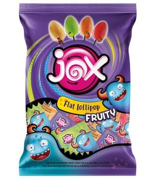 Meyve ve Kola Aromalı Yassı Lolipop, 25g