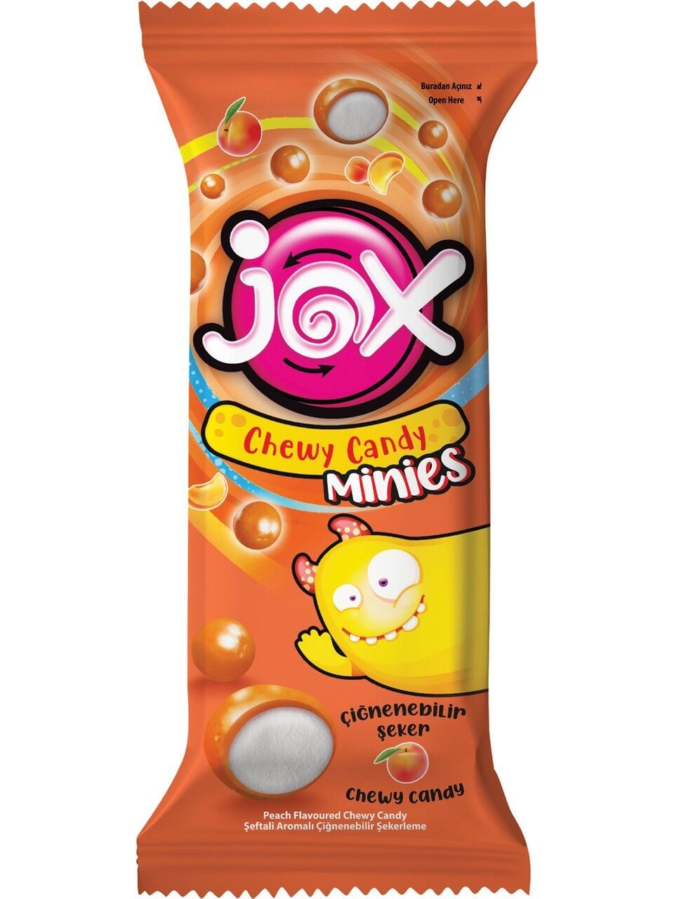 Şeftali Aromalı Şeker, 10gr X 24