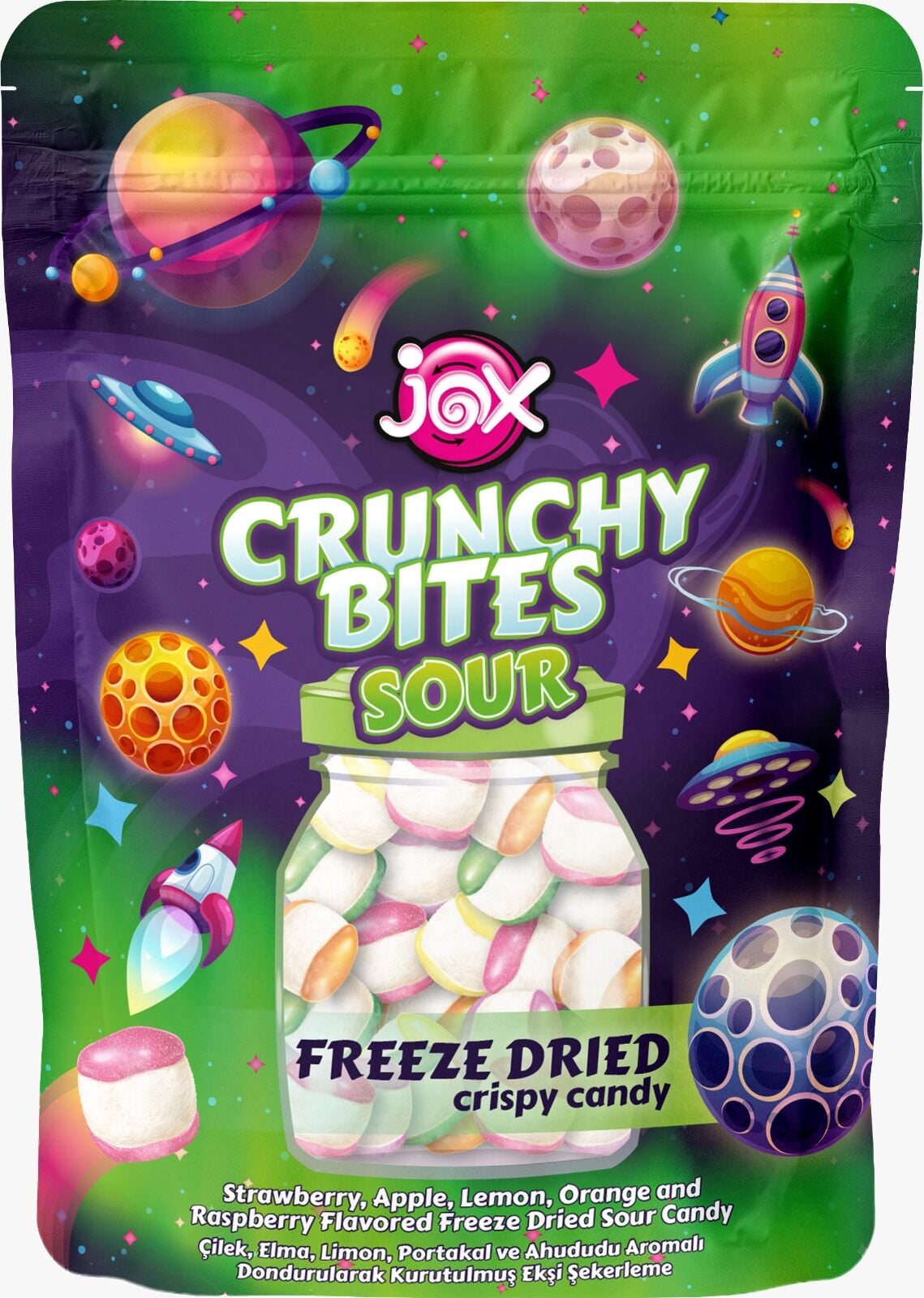 Meyve Aromalı Ekşi Freeze Dried, 50gr