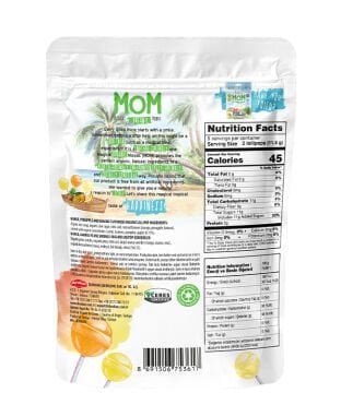 Organik Tropikal Lolipop, 58g X 2