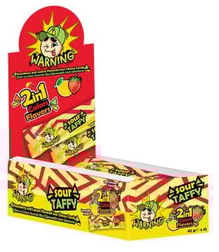 Çilek ve Limon Aromalı Ekşi Şekerleme, X 12