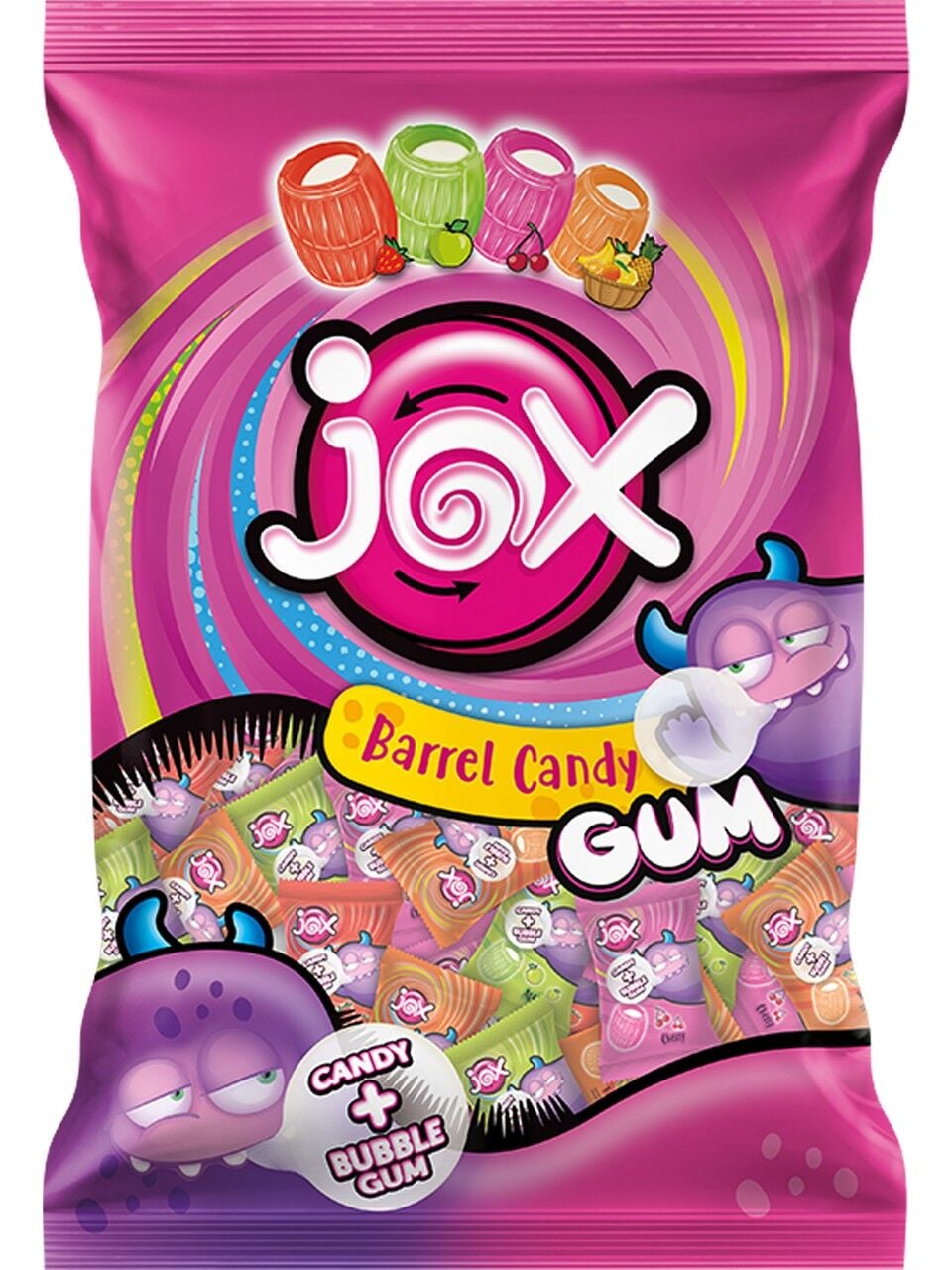 Meyve Aromalı Sakız Dolgulu Bonbon, 5g x 200