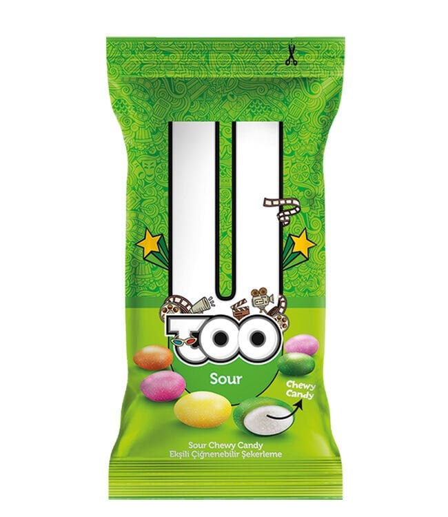 Ekşi Aromalı Çiğnenebilir Şekerleme, 25g x 24