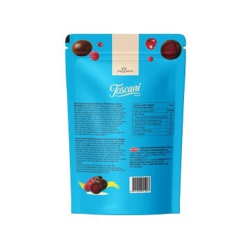 TOSCANI DRAJE AHUDUDU VE VISNE SÜTLÜ ÇİKOLATA